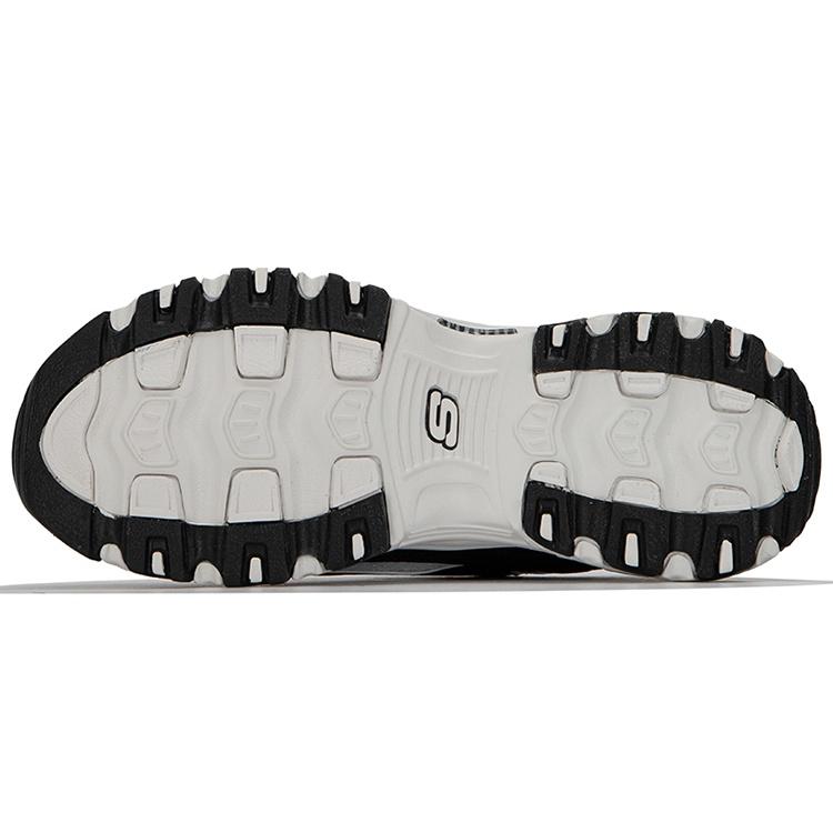 (WMNS) Skechers DLites 1.0 'Черный Белый' Женские 896085-BKW