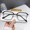 Sensitive color-changing reading glasses Classic personalized black eyebrow anti-blue light reading glasses Middle-aged and elderly reading glasses