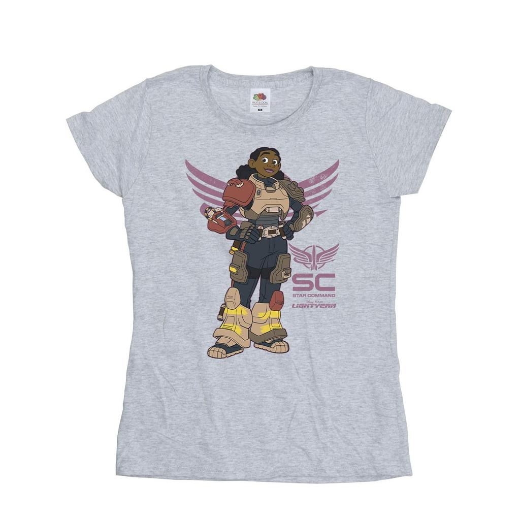 Disney Womens/Ladies Lightyear Izzy Star Command Cotton T-Shirt
