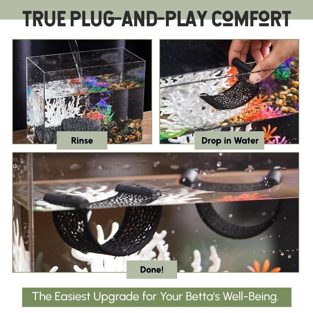 Plastic Floating Fish Hammock 3D Printing Aquarium Resting Platforms Small Aquatic Pets