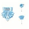 3 pcs/set Exaggerated Collar Bow Tie Brooch Set Rhinestone Wedding Accessory Set  Wedding
