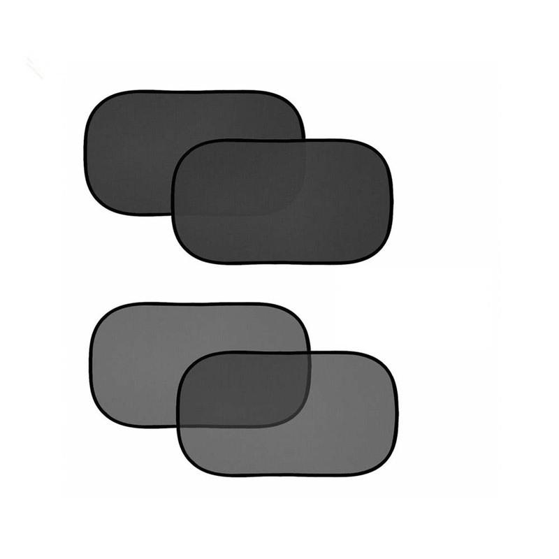 Car Window Shades Sunshade For Car Side Windows Static Film 4Pcs 20"x12" Blocks UV Rays