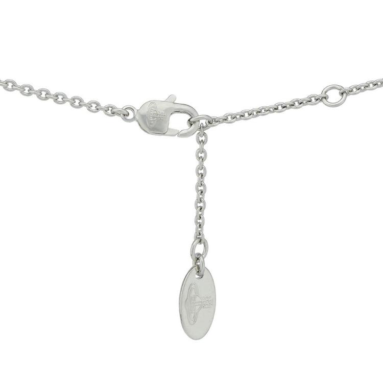 VIVIENNE WESTWOOD Латунные Ожерелья Женские Серебряный Белый 6301014B-02P102