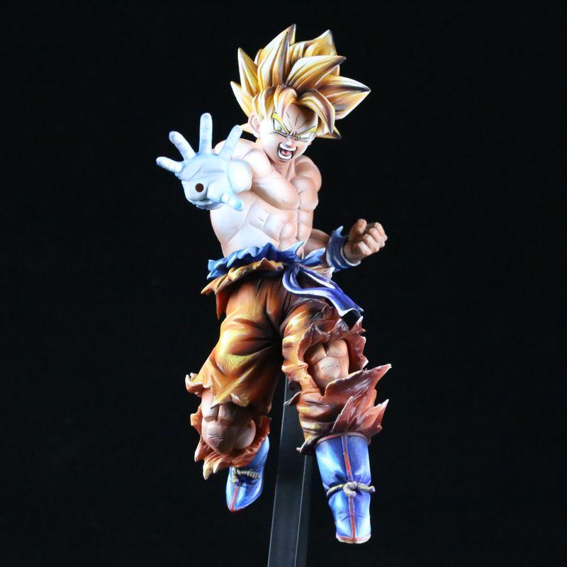 Фигурка Dragon Ball Z Отец и Сын Волна Гоку Супер Сайян Повреждения в Бою Аниме Фигурка Действия Модель Коллекционная Игрушка Подарок на День Рождения