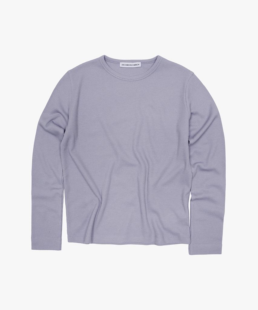 38COMEONCOMMON Waffle Regular Long Sleeve (Lavender)