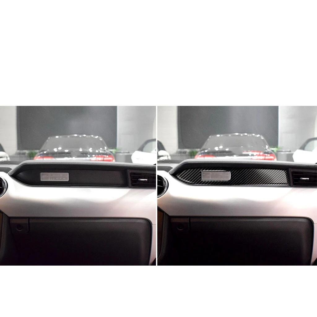 Для Ford Mustang 2015 2016 2017 2018 Накладка на панель приборов Декоративная накладка Стикер Карбон