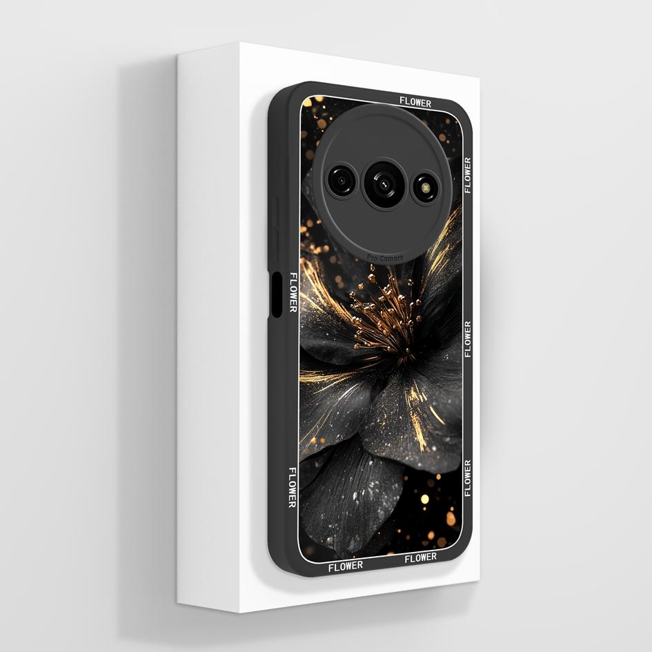 Милый клубничный и медвежий противоударный чехол из жидкого силикона для Redmi A1-A4