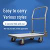 Aluminum Alloy Rubber-Bed Hand Truck for Warehouse and Construction Logistics