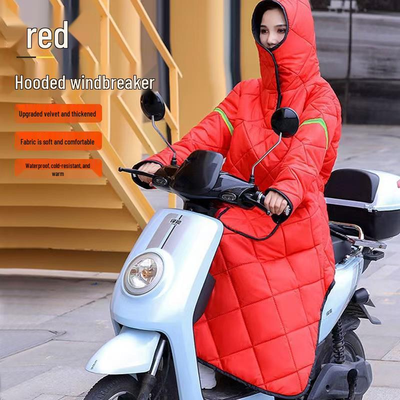 Зимняя флисовая ветровка для велоспорта и мотоциклизма с разделением человек-транспортное средство