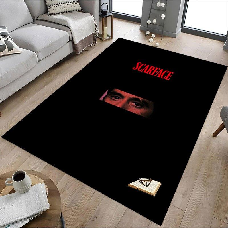1 шт. Коврик для офисного кресла Scarface, Мягкий, Удобный, Всесезонный, Идеально подходит для дома, спальни или офисного декора, Идеальный подарок для