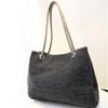 Fashion Linen Handbag Large Shopping Tote Holiday Big Basket Summer Beach Woven Beach Shoulder Bag