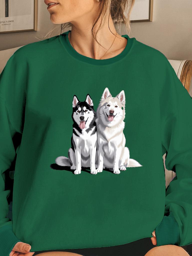 Women's Printed Hoodie – Stylish & Comfortable Casual Wear