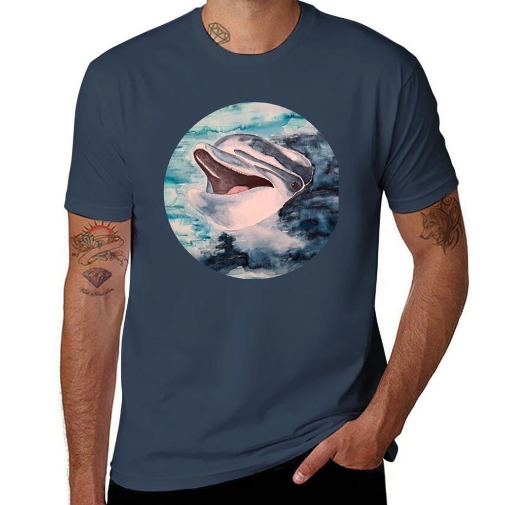 Happy Dolphin Tshirt Holiday Party Tshirt For Unisex