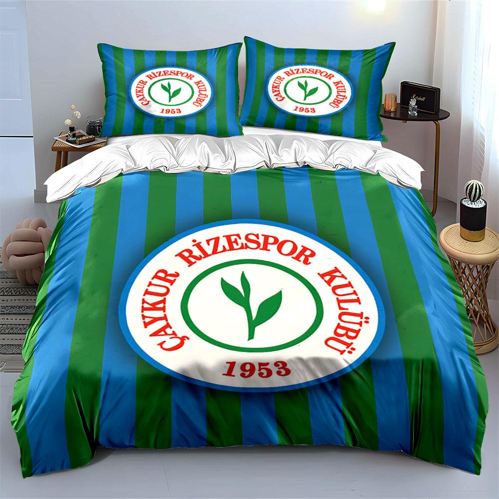 "Çaykur Rizespor Bedding Set" Bedding Duvet Cover Set Duvet Cover Pillowcases (1 * Duvet Cover 2 * Pillowcases, without duvet insert)