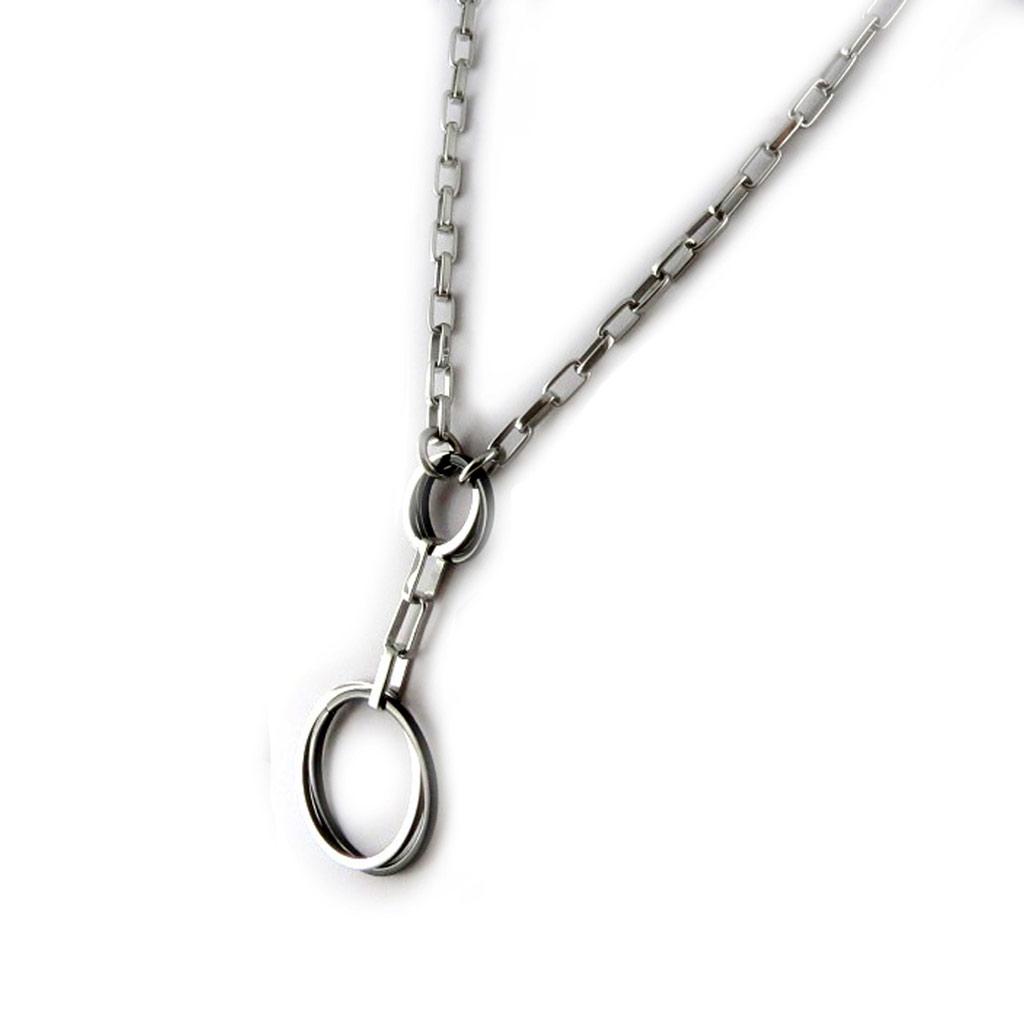 Altesse [L1917] - Серебристо-черное стальное колье «Калипсо»