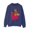 Scooby Doo Womens/Ladies Love Heart Sweatshirt