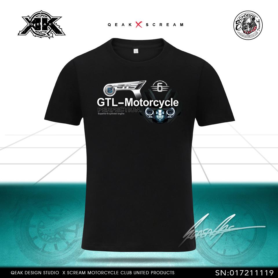 Мотоцикл Шестицилиндровый K1600 GTL Туристический Мотоцикл Мужская Весна Лето Футболка с коротким рукавом Большой Размер Футболка Высокое Качество и