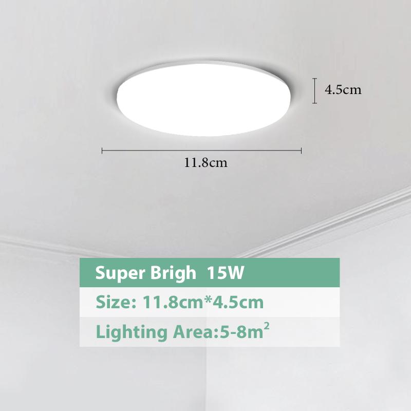Светодиодный потолочный светильник 15 Вт ~ 50 Вт, кухонный светильник, спальня, коридор, люстра, светодиодные светильники, декор для гостиной, потолочная люстра 220 В