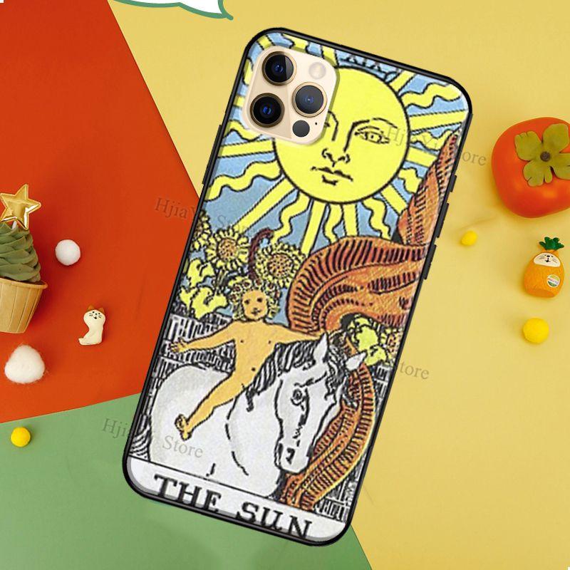 Лунная Таро Мистический тотем Чехол Для iPhone 11 14 13 Pro Max 12 mini X XR XS MAX 6 6S 7 8 Plus 5S SE 2020 Чехол для телефона