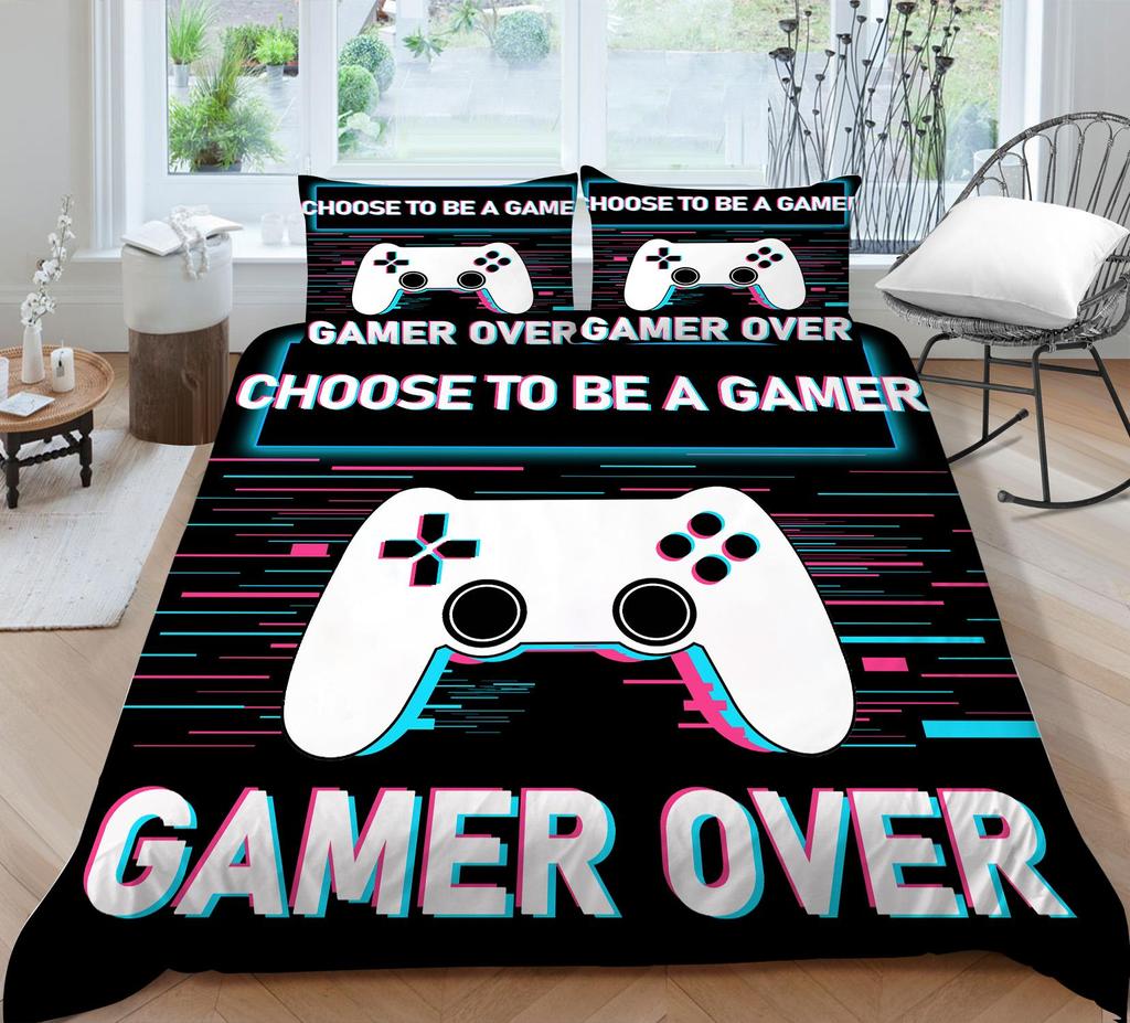 Комплект пододеяльников, игровой комплект постельного белья King Size, домашний комплект постельного белья, мягкий пододеяльник, полиэстер, комплекты постельного белья высокого качества для детей и взрослых