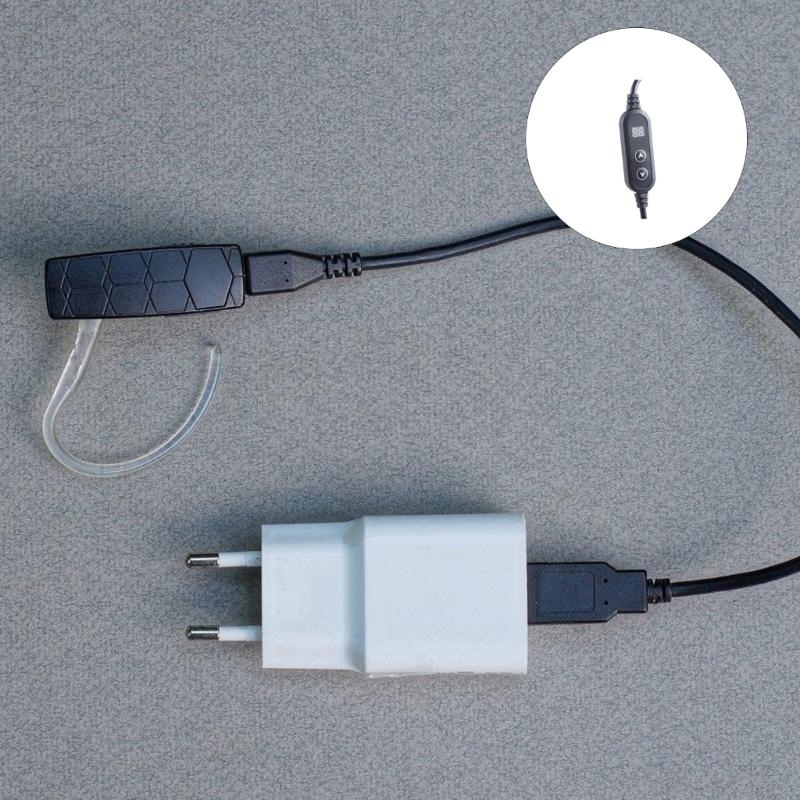 Регулируемое напряжение USB C на DC5525 Зарядный кабель с 1 наконечником для PD Быстрой зарядки 5V9V12V15V20V Выходной адаптер Шнур