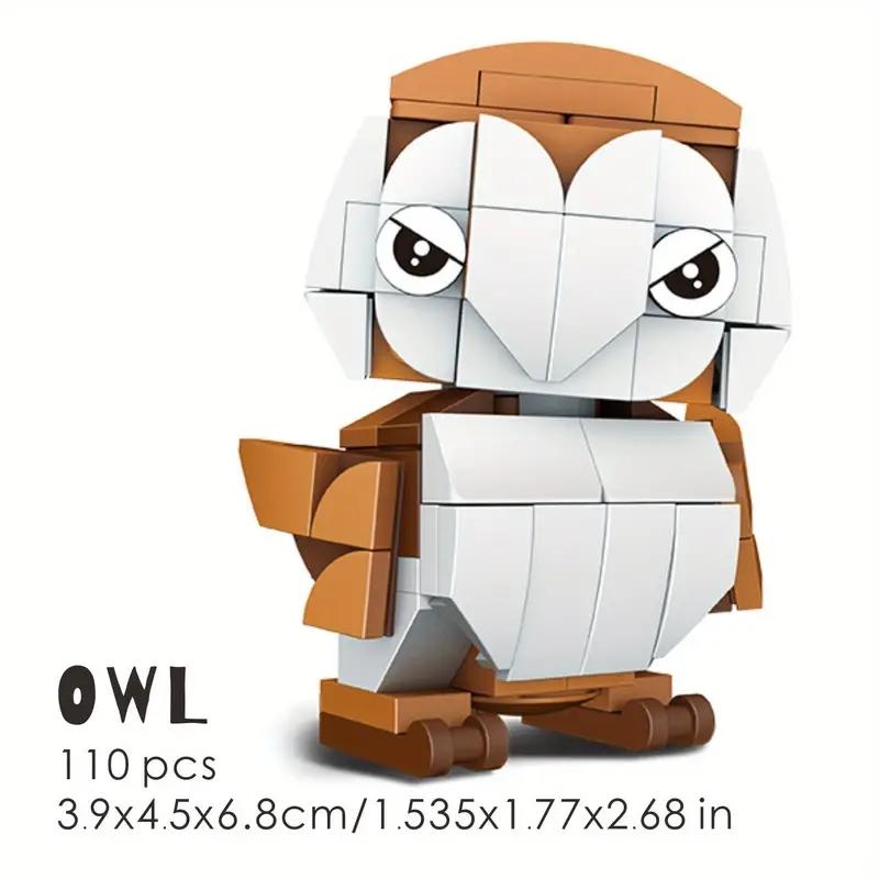 Cute Animal Assembly Building Blocks Set Small Particle Bricks Collection Fun Decoration Educational Holiday Gifts For Adults