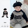 Очаровательный Модный Осенний Вязаный Комбинезон для Новорожденного