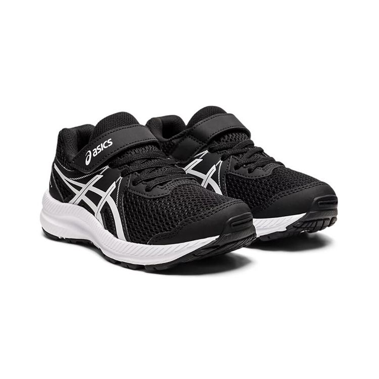 Asics Contend 7 PS Black White Kids Sneakers 1014A194-002