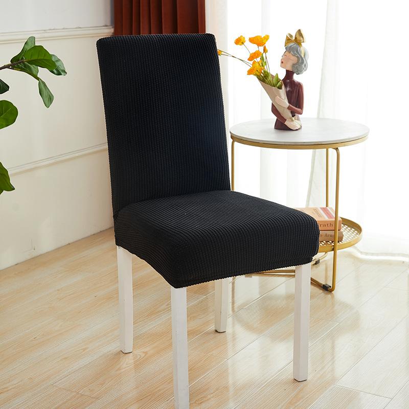 Jacquard Chair Covers Spandex Stretch Seat Slipcover Removable For Wedding Dining Room Banquet Office Housse De Chaise