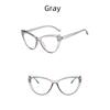 Women Eyeglasses Frame Cat Eye Pink Pretty Eye Glasses Optical Frames For Female Plastic Glasses Frame Fashion Decoration