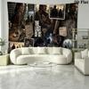 The Last Of Us Wall Tapestry Aesthetic Wall Hanging Printed Fabric Blanket Decorative Tapestries for Bedroom Living Room Home Decor