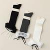 Lace Ruffle Stockings College Style Warm Socks Fashion Long Socks  Autumn Winter