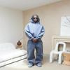 Хай-стрит велюровый худи и спортивные штаны в стиле Канье для мужчин и женщин