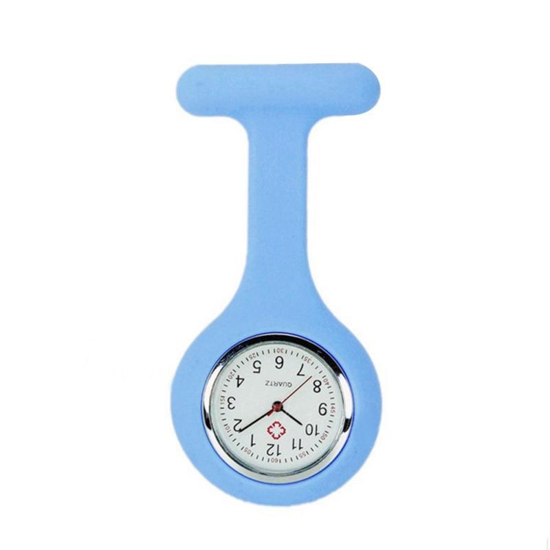 High Quality Silicone Nurse Watch Solid Medical Pocket Watch Pin Pocket Watch Hanging Watch Brooch Decor Quartz