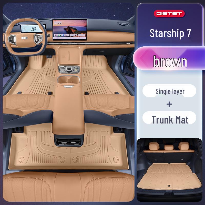 Коврики для ног Galaxy Starship 7 TPE2025 для автомобиля Geely Galaxy EM-i, Аксессуары для интерьера