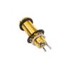Electric Bass Guitar Straight Ribbed Tube Output Jacks Cylinder Input Kack Socket Guitar Parts