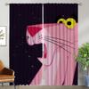 Украшения на Хэллоуин Розовая пантера Кухонные шторы для гостиной Шторы для домашнего интерьера Шторы 2 шт. Разделительные жалюзи