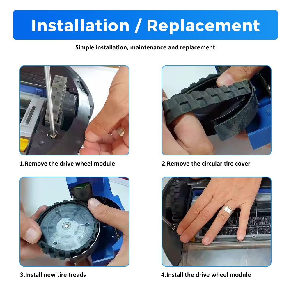 Для iRobot Roomba 700 720 750 760 761 765 770 772 774 775 776 780 782 785 786 790 Робот-пылесос Основная боковая щетка Фильтр Колесо Деталь