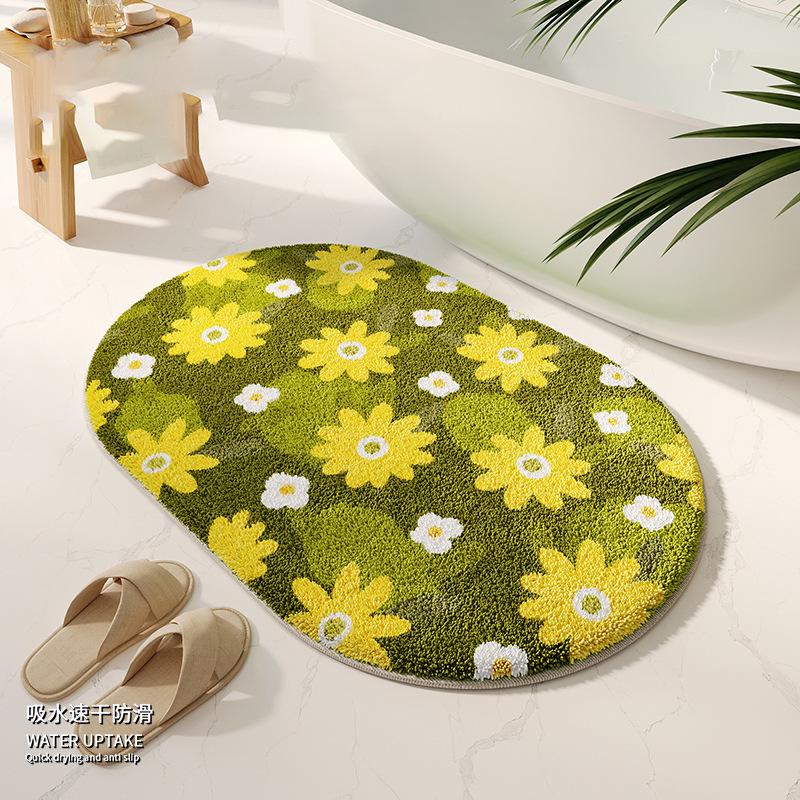 Придверный коврик Коврик для ванной Нескользящий Быстросохнущий Коврик для пола Нескользящий коврик для ванной