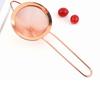 Rose Gold 304 Stainless Steel Cone Shaped Cocktail  Strainer for Cocktails / Tea Herbs / Coffee, Fine Mesh Strainer