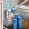 Disposable Toilet Brush, Wall-mounted In Household Bathroom, No Blind Spots. Special Descaling Tool for Toilet Brushes, Brush Head