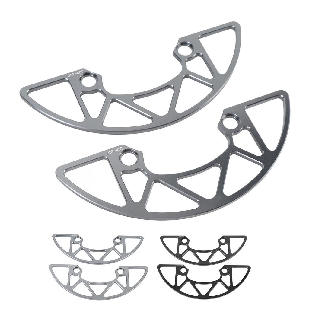 Cycle Chainring Guard Aluminum Alloy 104BCD Cycle Sprocket Protector for 38 to 40T Positive Negative