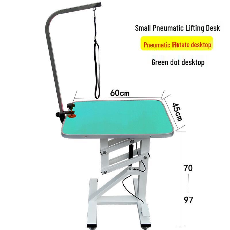 Round Pet Grooming Table for Dogs & Cats – Adjustable Lift & Fixed Support