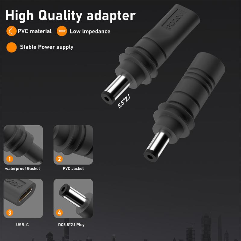Starlink Mini Gen3 PD 100W USB C гнездо к разъему DC5521 штекер зарядка штекер питания типа C к DC/D к D адаптер питания