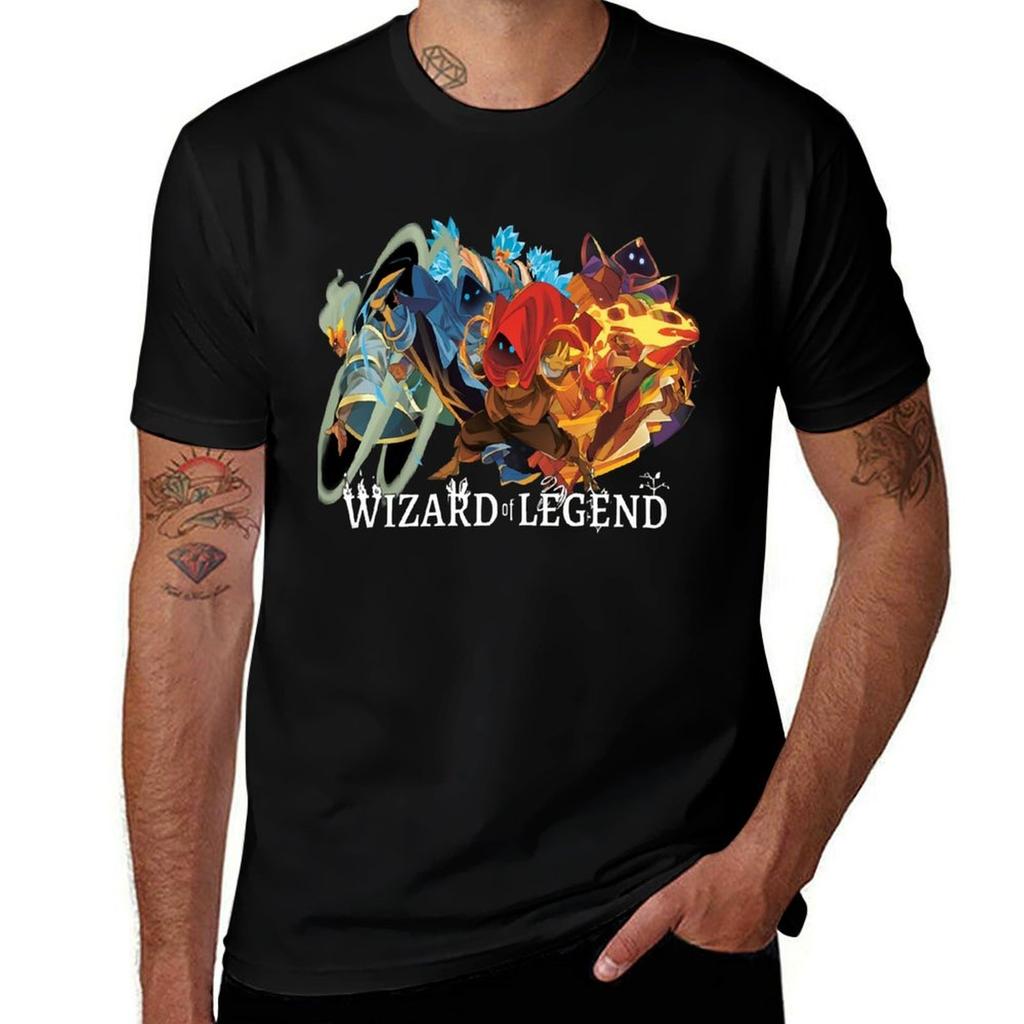 Футболка Wizard of Legend для фанатов Минималистичный повседневный топ с коротким рукавом