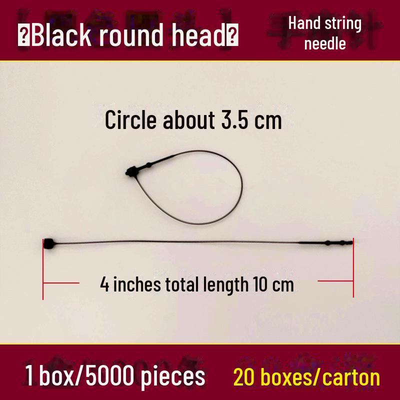 Прозрачный пластиковый шнурок с пряжкой для бирок на одежду