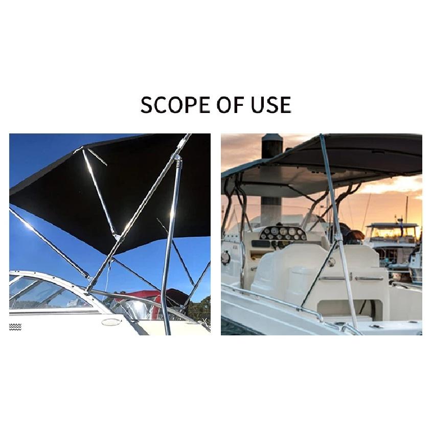 4PCS 316 Stainless Steel Boat Jaw Slide Bimini Top Fitting 22mm 25mm 30mm 32mm Marine Hardware Accessories