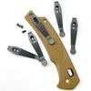 1piece Titanium Alloy Pocket Knife Clip for 9201/9202 Back Clips Waist Clip for 9201/9202 Folding Knife Deep Carry Tool