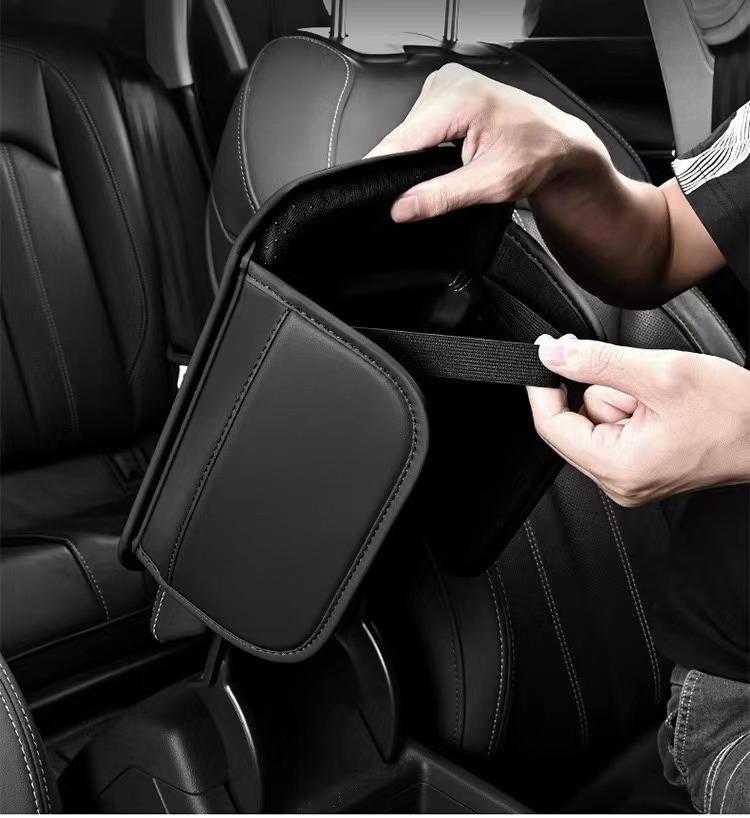 Center Console Arm Rest Protector Leather Car Armrest Box Pad Storage Pocket for Citroen DS SPIRIT N 2 3 7 9 E-Tense 4 Crossback