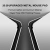 Алюминиевый коврик для мыши, двусторонний коврик для компьютерной клавиатуры, коврик для мыши, игровой коврик для мыши, офисный